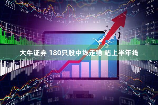 大牛证券 180只股中线走稳 站上半年线