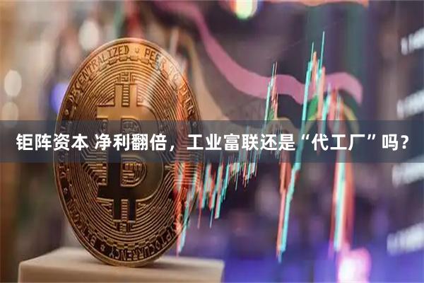 钜阵资本 净利翻倍,工业富联还是“代工厂”吗?